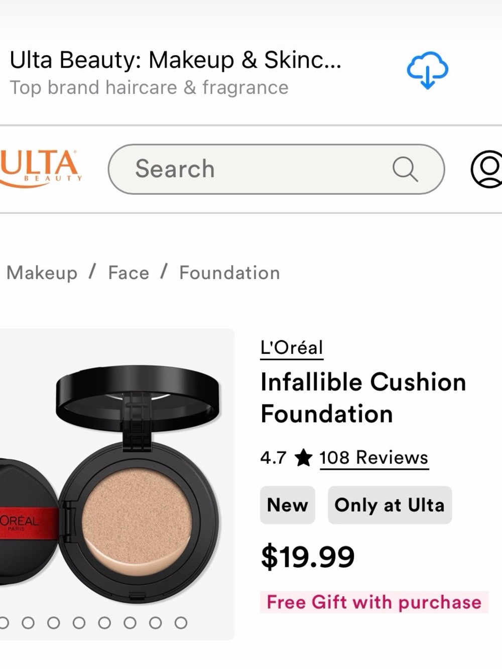 NWT L'Oréal Maybelline Infallible Cushion Foundation 6 shades PR - Picture 6 of 6